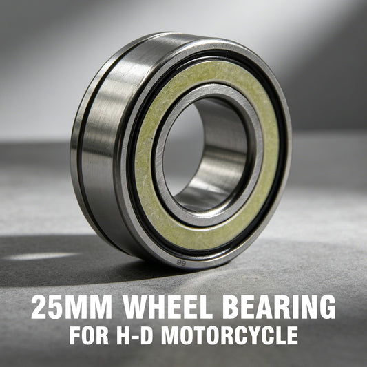 Chiefdom 25mm GCr15 Wheel Bearing for H-D Motorcycle Touring Softail XL Dyna Front/Rear ABS 21/23/26 Inch Wheel