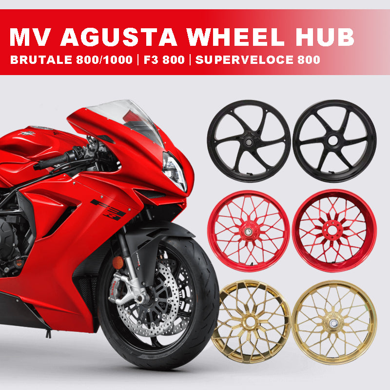 New WILDOUT Racing CNC Aluminum Alloy Customized Wheel Hub for MV AGUSTA Brutale 800/1000 F3/Supervelce/ Dragster Motorcycle