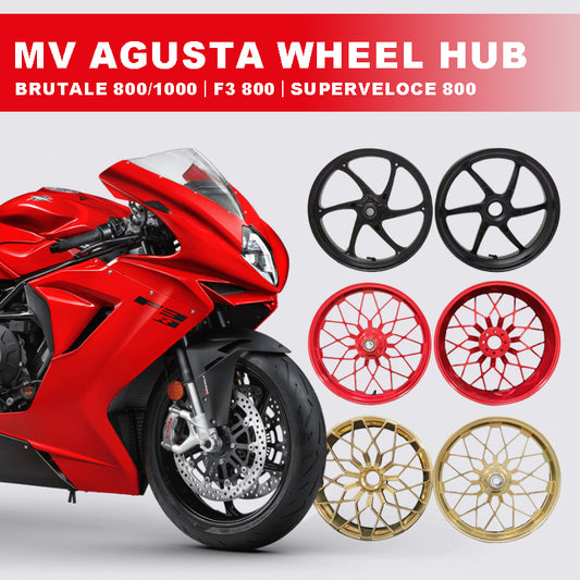 New WILDOUT Racing CNC Aluminum Alloy Customized Wheel Hub for MV AGUSTA Brutale 800/1000 F3/Supervelce/ Dragster Motorcycle