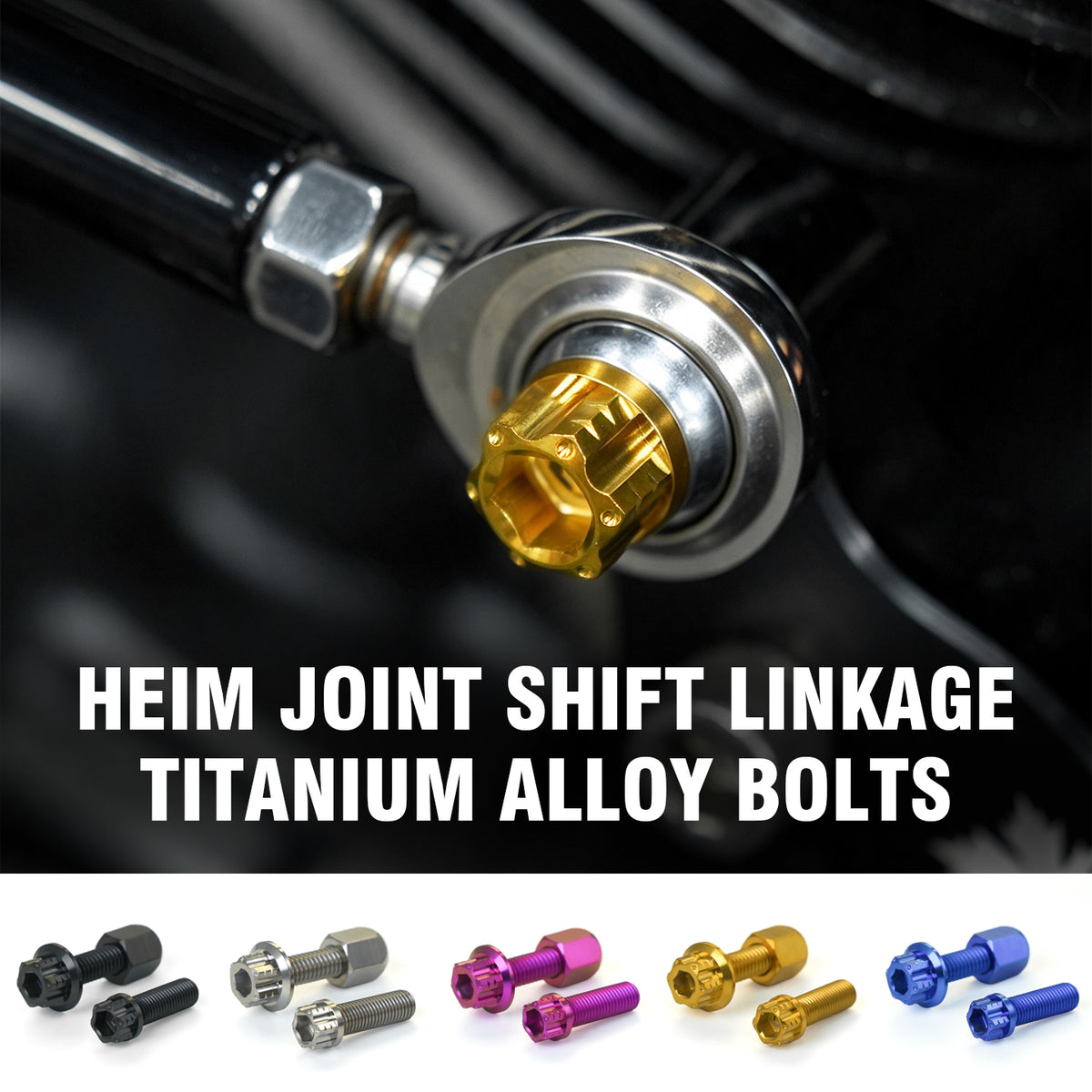 HEIM JOINT SHIFT LINKAGE TITANIUM ALLOY BOLTS