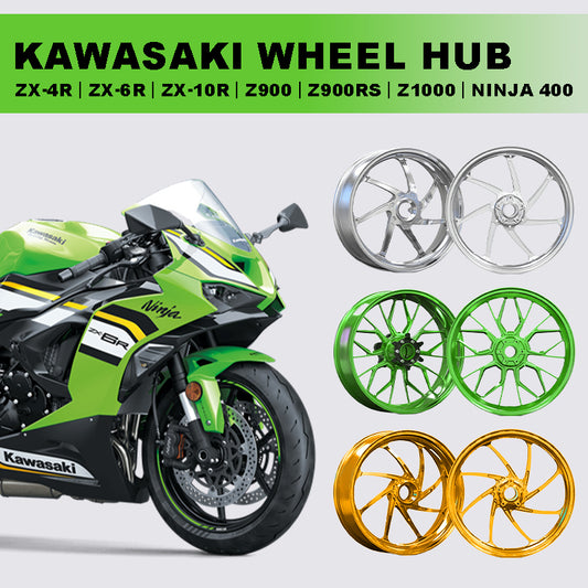 New CNC Aluminum Alloy Customized Wheel Hub for Kawasaki Motorcycle ZX-4R/6R/10R NINJA 400 Z900/1000