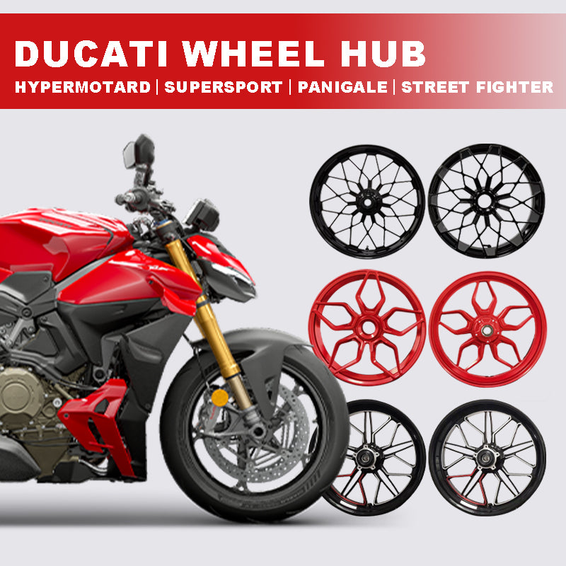New WILDOUT Racing CNC Aluminum Alloy Customized Wheel Hub for DUCATI PANIGALE V2/STREET FIGHTER V4  Motorcycle