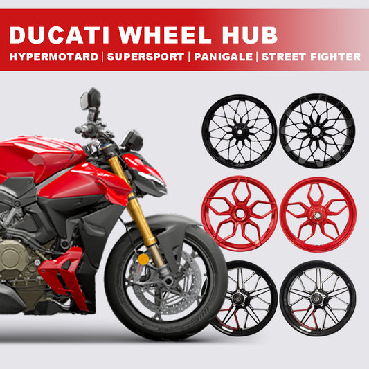 New WILDOUT Racing CNC Aluminum Alloy Customized Wheel Hub for DUCATI PANIGALE V2/STREET FIGHTER V4  Motorcycle