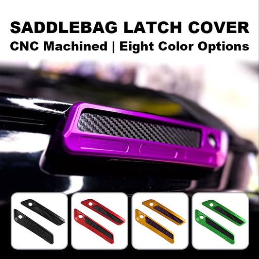 Colors Saddlebag Latch Cover Fit 2014-2023 Touring Motorcycle Side Case Lock Cover for Road Glide/Street Glide/Road King