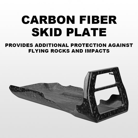 HD 121/117 Touring Motorcycle Carbon Fibre Skid Plate Protective Engine Guard Plate for 2017-later Road Glide Body Systems