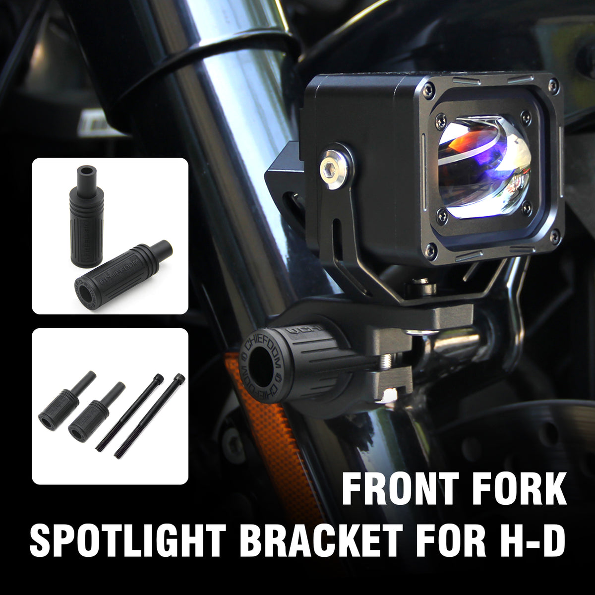 Front Fork Spotlight Mounting Bracket