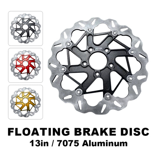 13inch Front/Rear Performance Brake Rotor 7075 Aluminum 5-Bolt Brake Disc for 2014-2023 Touring Motorcycle Retrofit/Upgrade