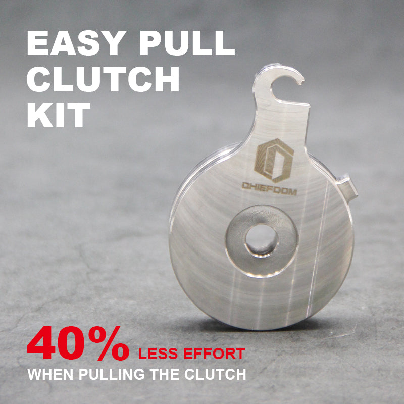 Heavy-Duty Power Clutch Kit w/ Pressure Plate & Engine Cover for HD Touring, Softail, XL Easy Pull Design