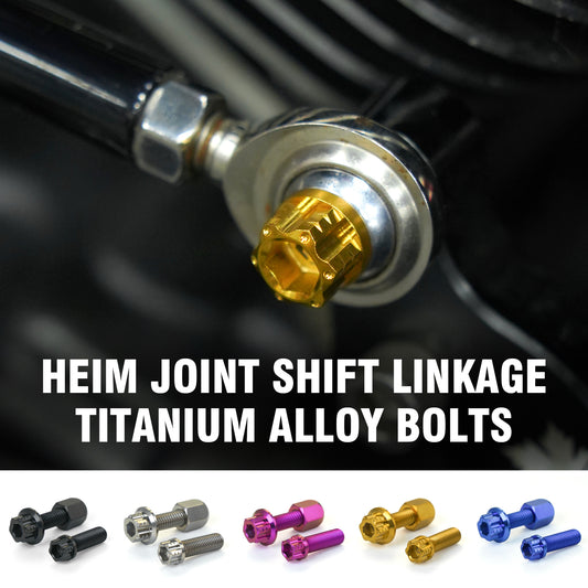 Chiefdom Heim Joint Shift Linkage Titanium Alloy Bolts for H-D Touring Softail Motorcycle