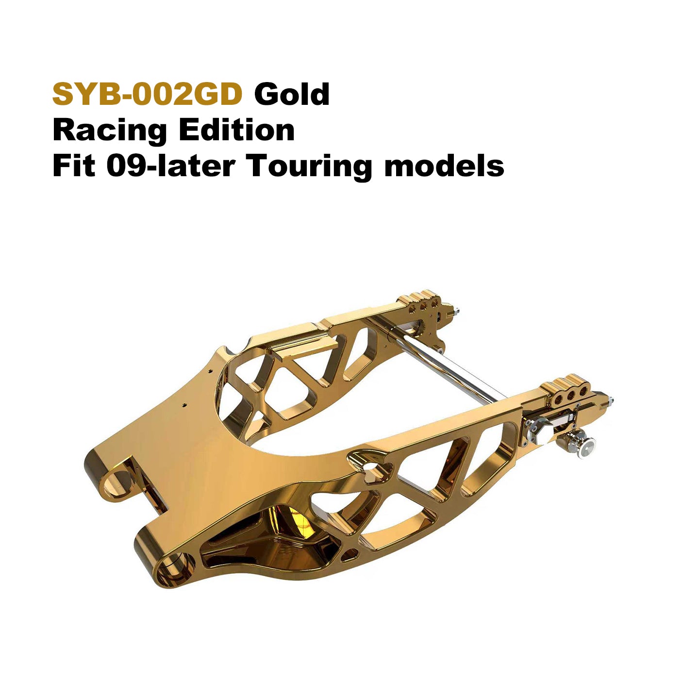 HD Touring Racer Swingarm Compatible Aluminum Racing Swing Arm Rear Fork Lightweight Motorcycle Frame & Body Upgrade Accessory