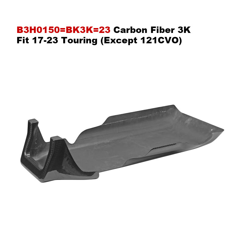 HD 121/117 Touring Motorcycle Carbon Fibre Skid Plate Protective Engine Guard Plate for 2017-later Road Glide Body Systems