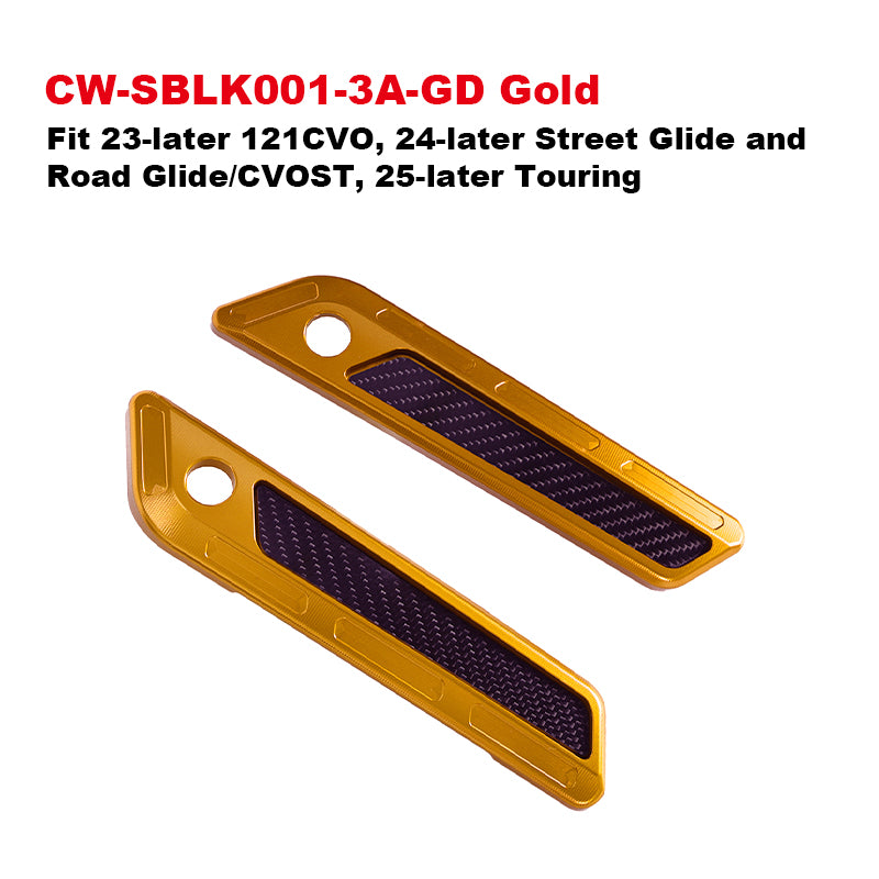 Colors Saddlebag Latch Cover Fit 2014-2023 Touring Motorcycle Side Case Lock Cover for Road Glide/Street Glide/Road King