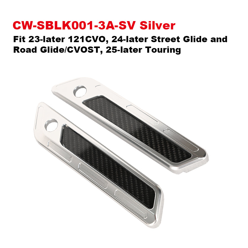 Colors Saddlebag Latch Cover Fit 2014-2023 Touring Motorcycle Side Case Lock Cover for Road Glide/Street Glide/Road King
