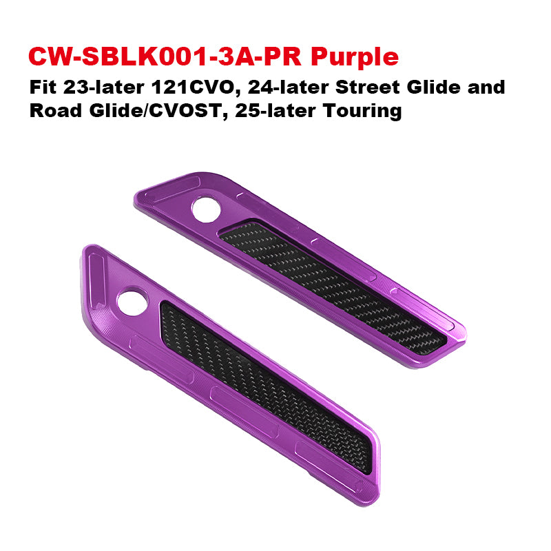 Colors Saddlebag Latch Cover Fit 2014-2023 Touring Motorcycle Side Case Lock Cover for Road Glide/Street Glide/Road King