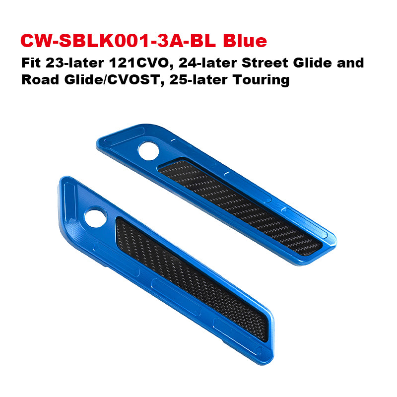 Colors Saddlebag Latch Cover Fit 2014-2023 Touring Motorcycle Side Case Lock Cover for Road Glide/Street Glide/Road King