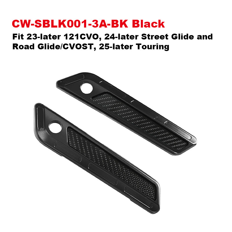 Colors Saddlebag Latch Cover Fit 2014-2023 Touring Motorcycle Side Case Lock Cover for Road Glide/Street Glide/Road King