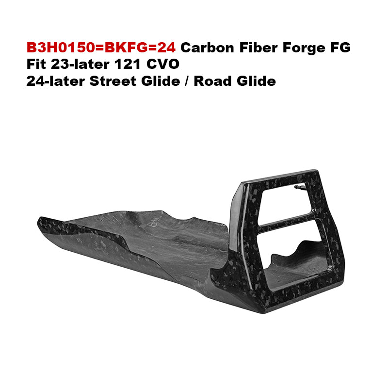 HD 121/117 Touring Motorcycle Carbon Fibre Skid Plate Protective Engine Guard Plate for 2017-later Road Glide Body Systems