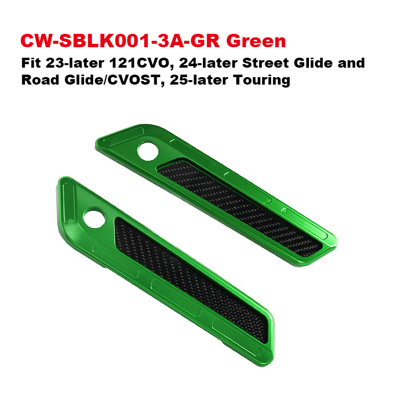 Colors Saddlebag Latch Cover Fit 2014-2023 Touring Motorcycle Side Case Lock Cover for Road Glide/Street Glide/Road King