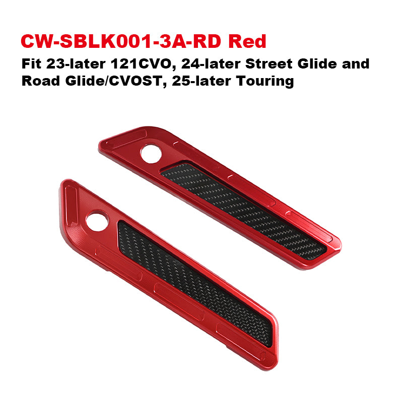 Colors Saddlebag Latch Cover Fit 2014-2023 Touring Motorcycle Side Case Lock Cover for Road Glide/Street Glide/Road King