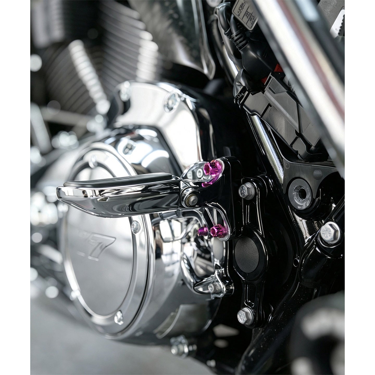 Chiefdom Heel/Toe Shifter and Passenger Foot Pegs Titanium Alloy Bolts for H-D Touring Softail Trike Motorcycle