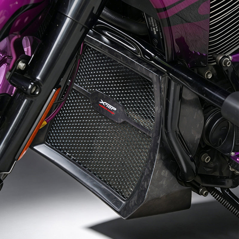 Performance Matte Forged Carbon Fiber Chin Spoiler for H-D 24-later Road Glide Street Glide 121CVO Touring Motorcycle