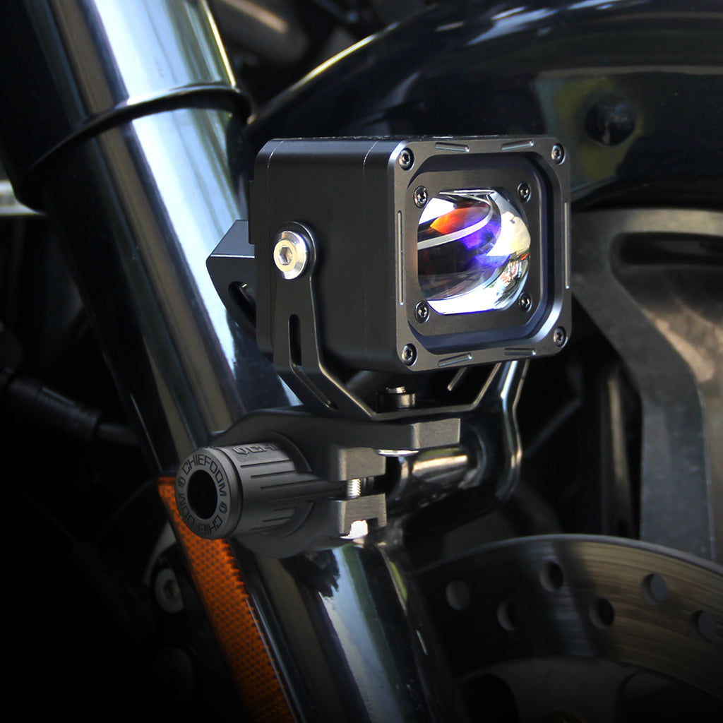 FRONT FORK SPOTLIGHT MOUNTING BRACKET
