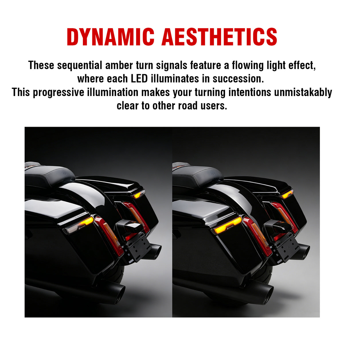 LED Saddlebag Lights For 23.5 Touring
