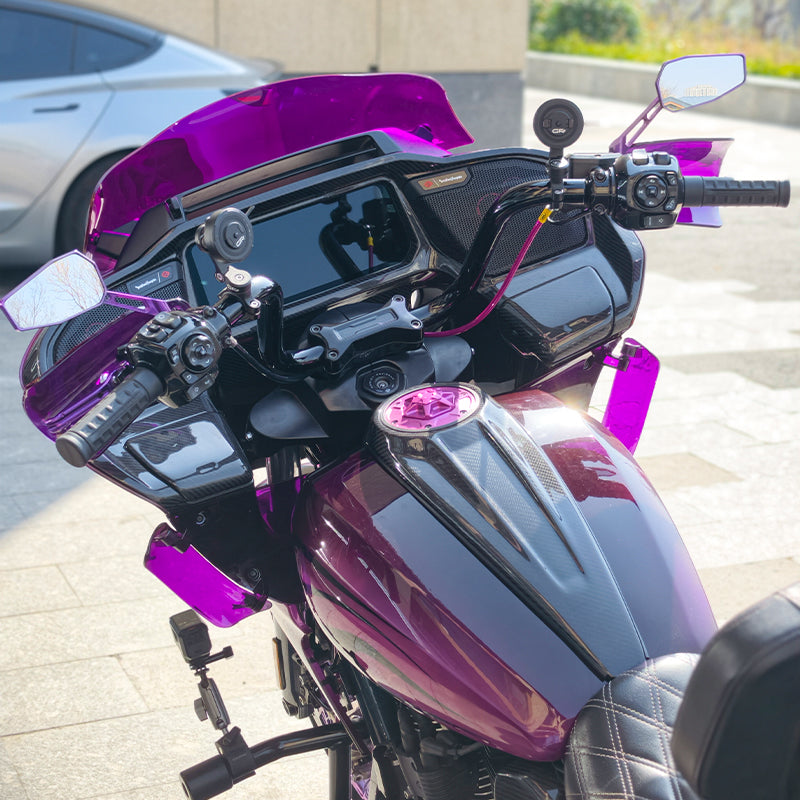Colors ABS Adjustable Air Deflectors Fit 121/117 Road Glide Motorcycle Fairings Spoiler for Retrofit/Upgrade
