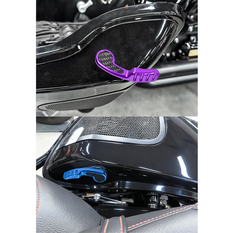 Motorcycle Colors Saddlebag Latch Lever PB Style Left Right for 2014-2023 Touring Road Glide Street Glide Electra