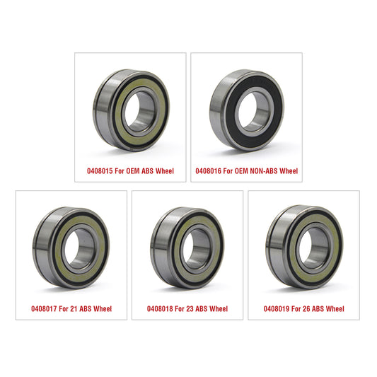 Chiefdom 25mm GCr15 Wheel Bearing for H-D Motorcycle Touring Softail XL Dyna Front/Rear ABS 21/23/26 Inch Wheel
