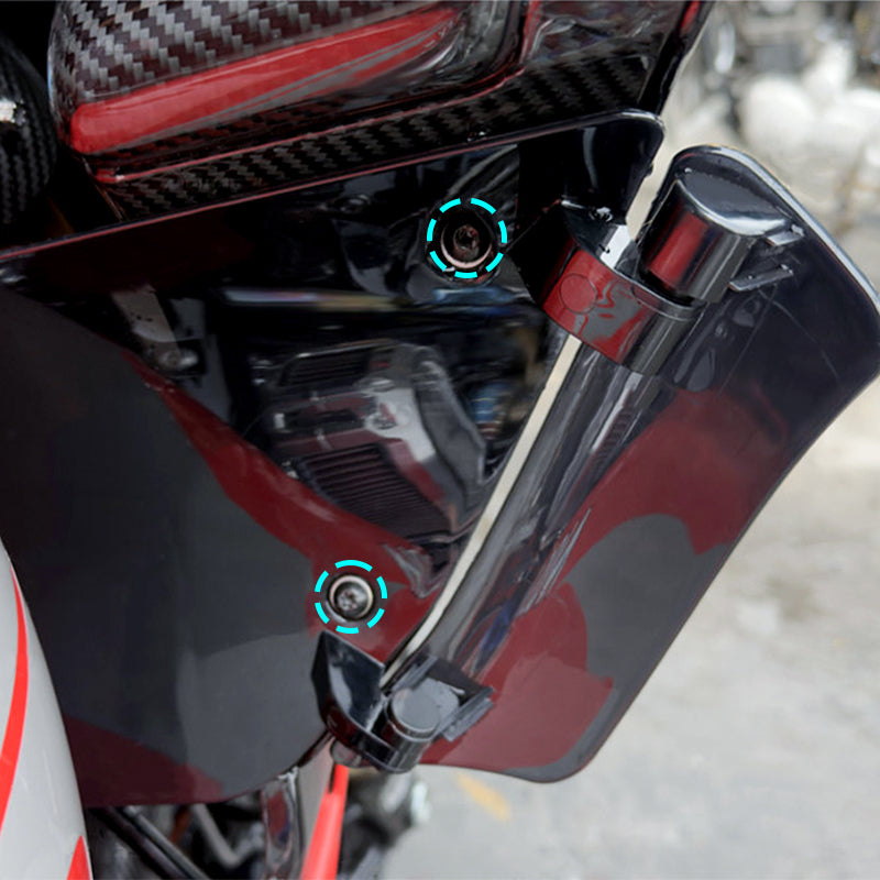 Adjustable Air Deflector Titanium Alloy Bolts Fit 121 CVO/ST 24-later 117 Touring Road Glide and Street Glide Motorcycle