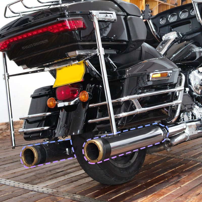 Échappement réglable Touring Slip-On