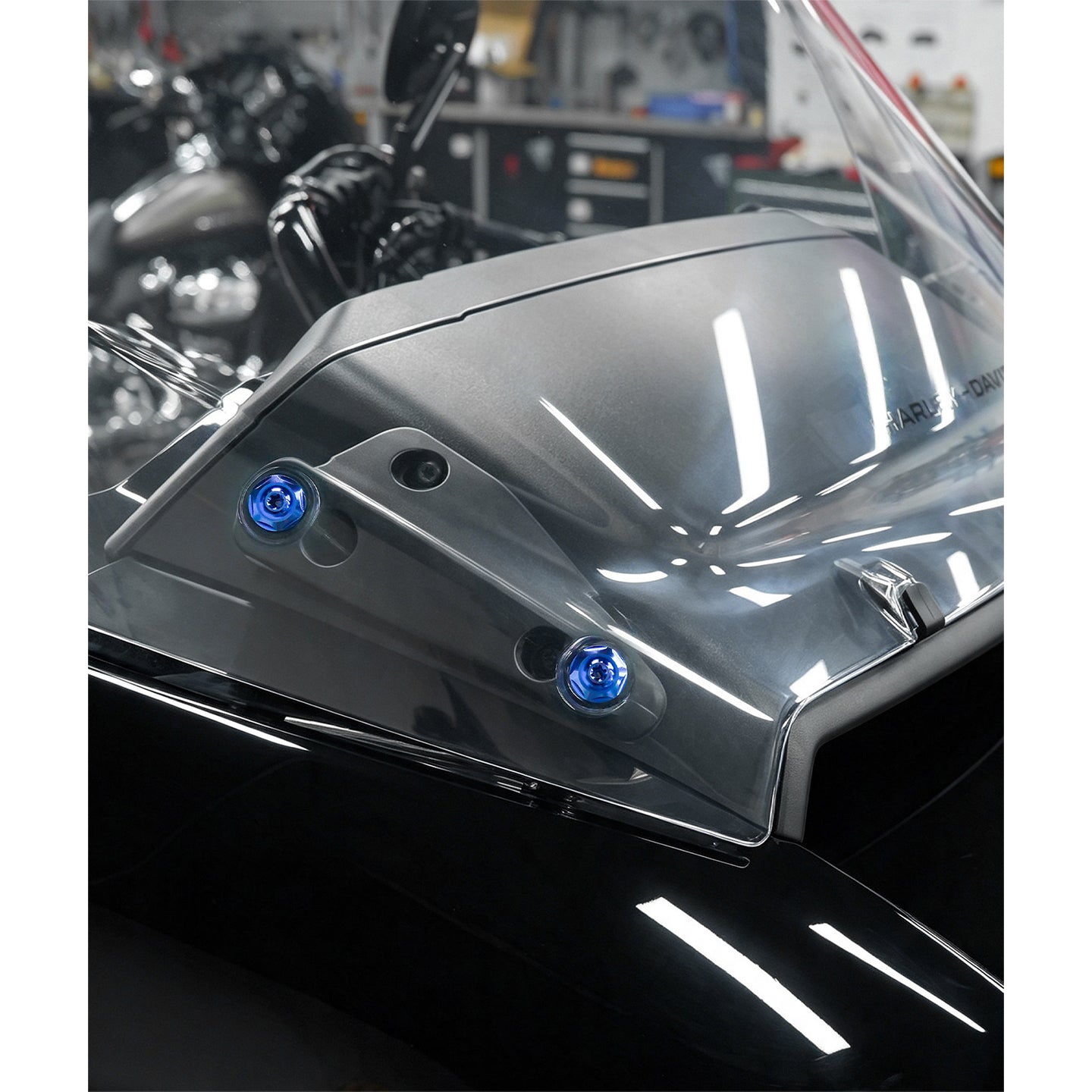 Chiefdom Windshield Titanium Alloy Bolts H-D 23-later 121 Road Glide CVO Motorcycle 24+ 117 Road Glide Klock Werks Screw