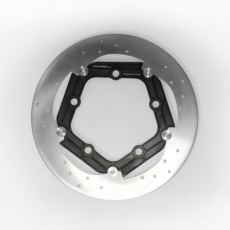 5-Bolt Performance 13 Inch 7075 Aluminum Front Brake Rotor for HD Touring Motorcycle Retrofit/Upgrade 12.6 Inch Disc