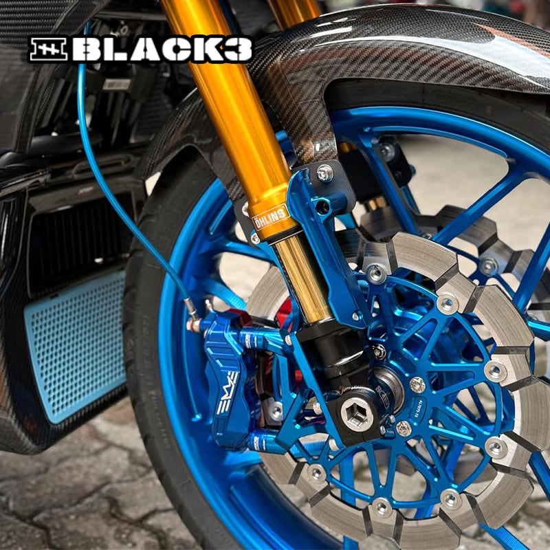 PB Style 5-Bolt Performance 13 Inch Front Brake Rotor for HD Touring and Softail Motorcycle Brake Systems