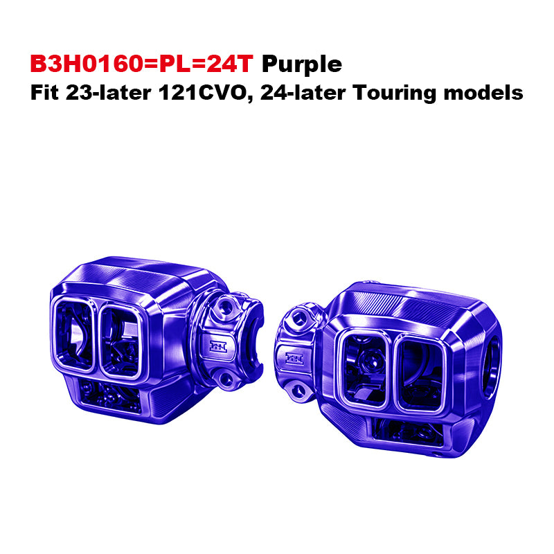 Black3 Aluminum Alloy Switch Housing for H-D 23.5+Touring and 117 Softail Motorcycle-For Replace/Repair