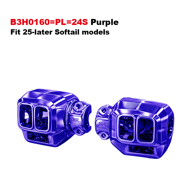 Black3 Aluminum Alloy Switch Housing for H-D 23.5+Touring and 117 Softail Motorcycle-For Replace/Repair