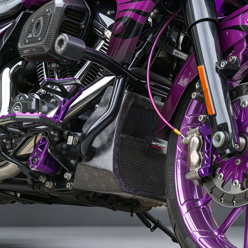 Performance Matte Forged Carbon Fiber Chin Spoiler for H-D 24-later Road Glide Street Glide 121CVO Touring Motorcycle