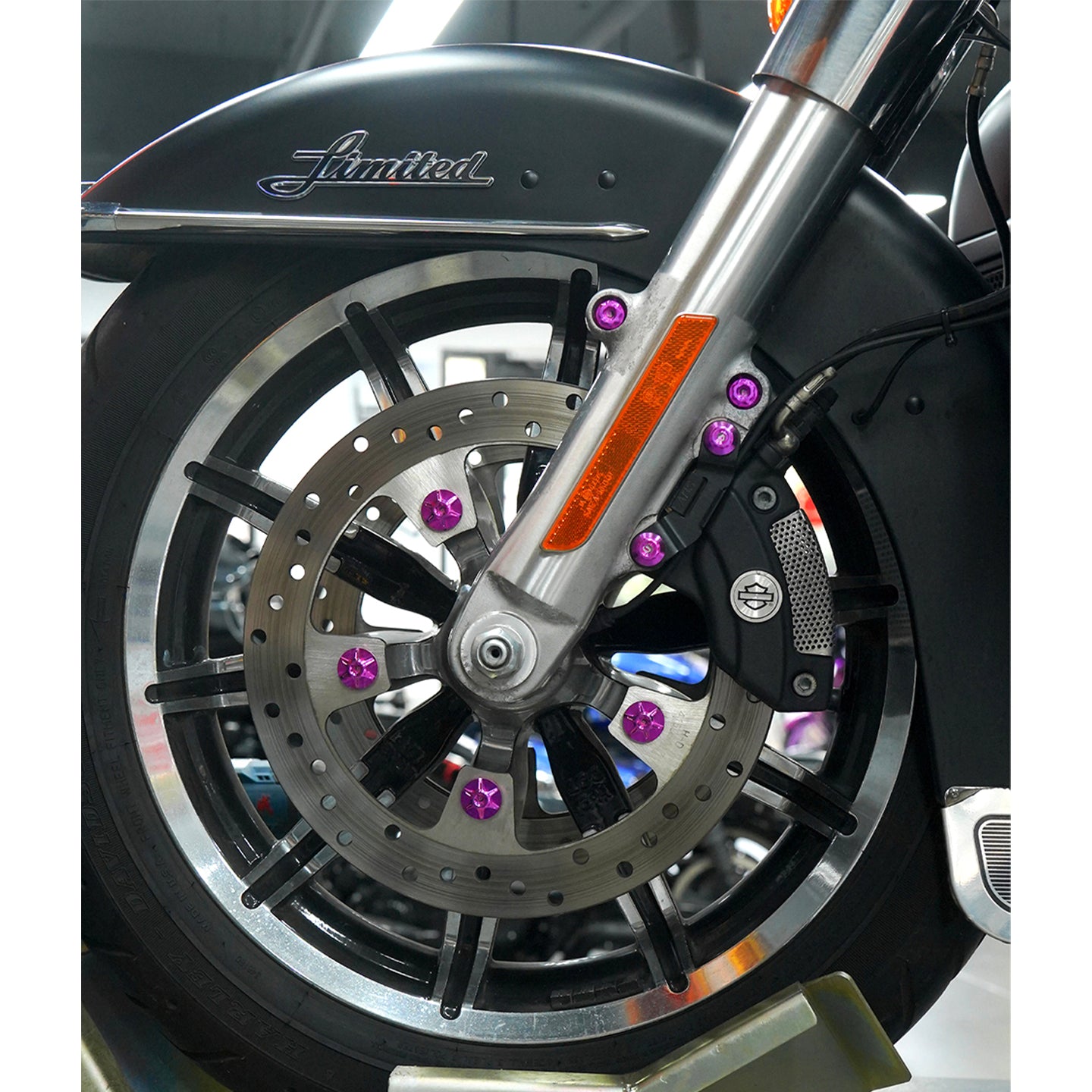 Chiefdom H-D Touring & Softail Front/Rear Brake Rotor Titanium Alloy Bolts