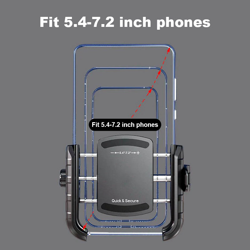 HD Touring Softail XL 883 and Indian Quick Lock 360 Rotation Phone Holder Motorcycle Handlebar Phone Mount Accessory