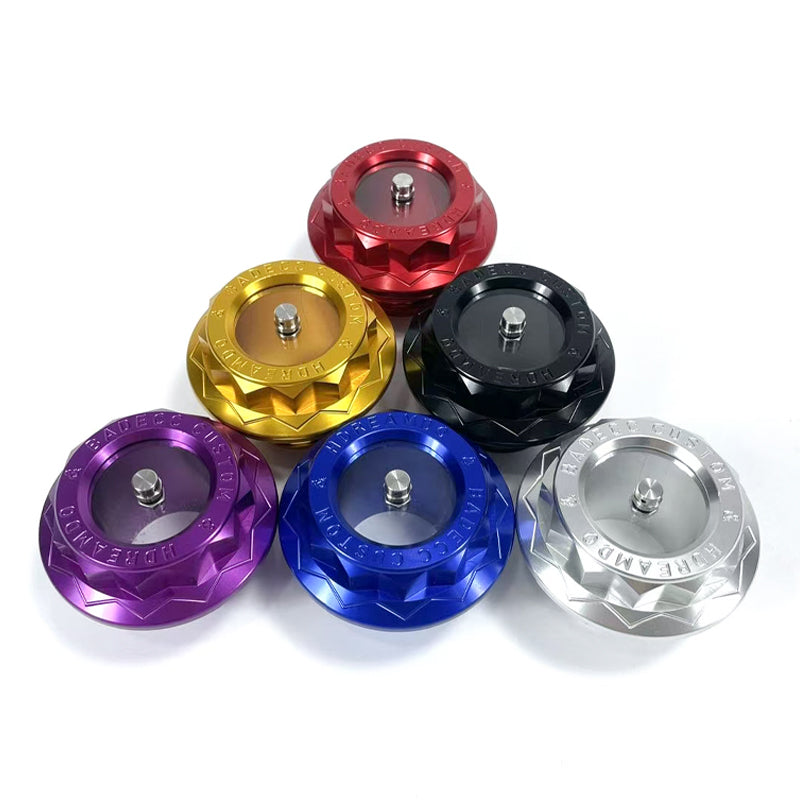 Transparent Fuel tank Cap for HD Touring Softail XL Dyna Motorcycle Color See-through Fuel Gas Cap PB Style