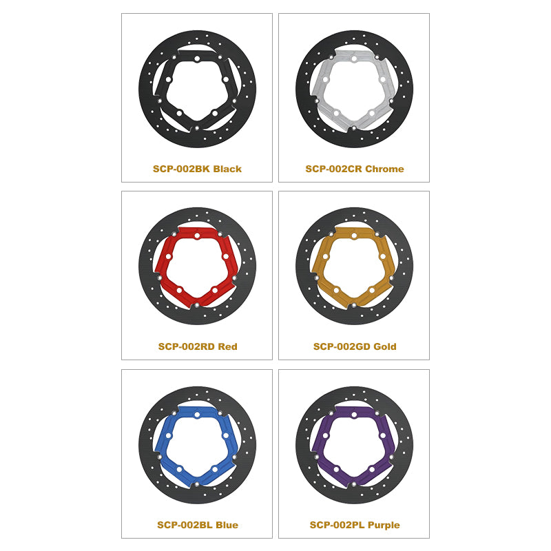 13" Performance Brake Rotor 7075 Aluminum 5-Bolt Lower for HD Touring Motorcycle 12.6" Brake Disc Retrofit/Upgrade