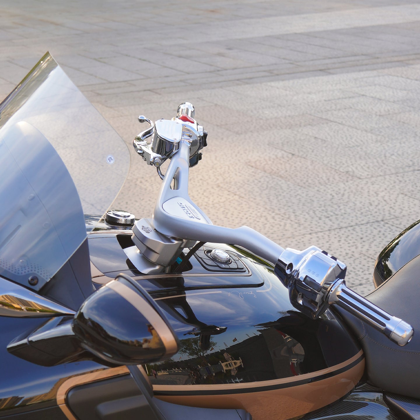Aluminum Alloy Handlebar Riser and Pullback Adapter for GWM Souo S2000 Motorcycle for Retrofit/Upgrade
