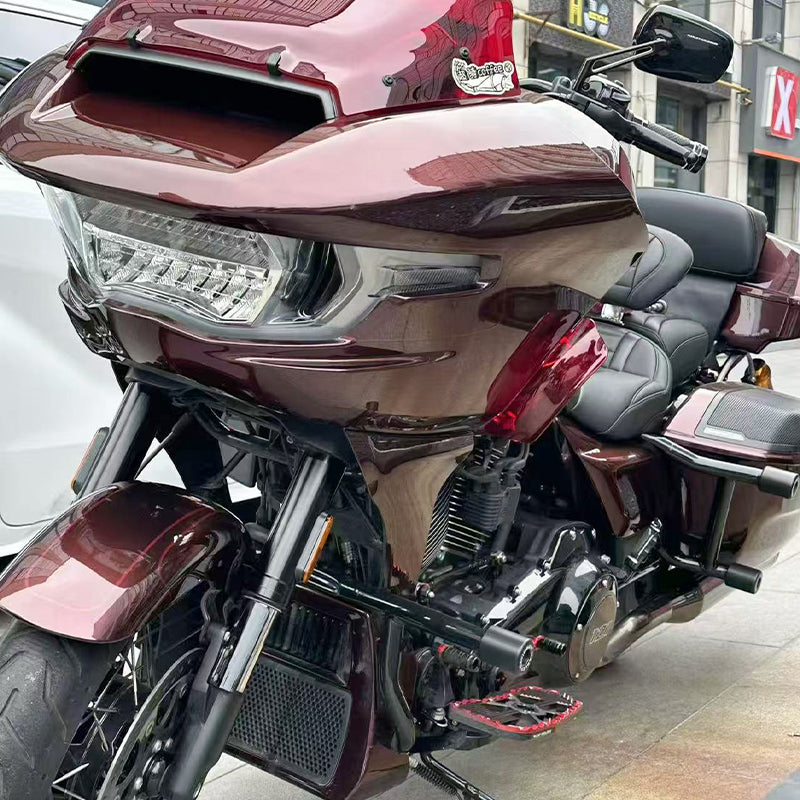 Colors ABS Adjustable Air Deflectors Fit 121/117 Road Glide Motorcycle Fairings Spoiler for Retrofit/Upgrade