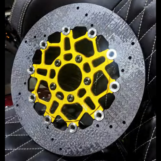 11.5inch Front/Rear Performance Brake Rotor 7075 Aluminum 5-Bolt 11.8inch Brake Disc for Touring Softail XL Dyna Motorcycle