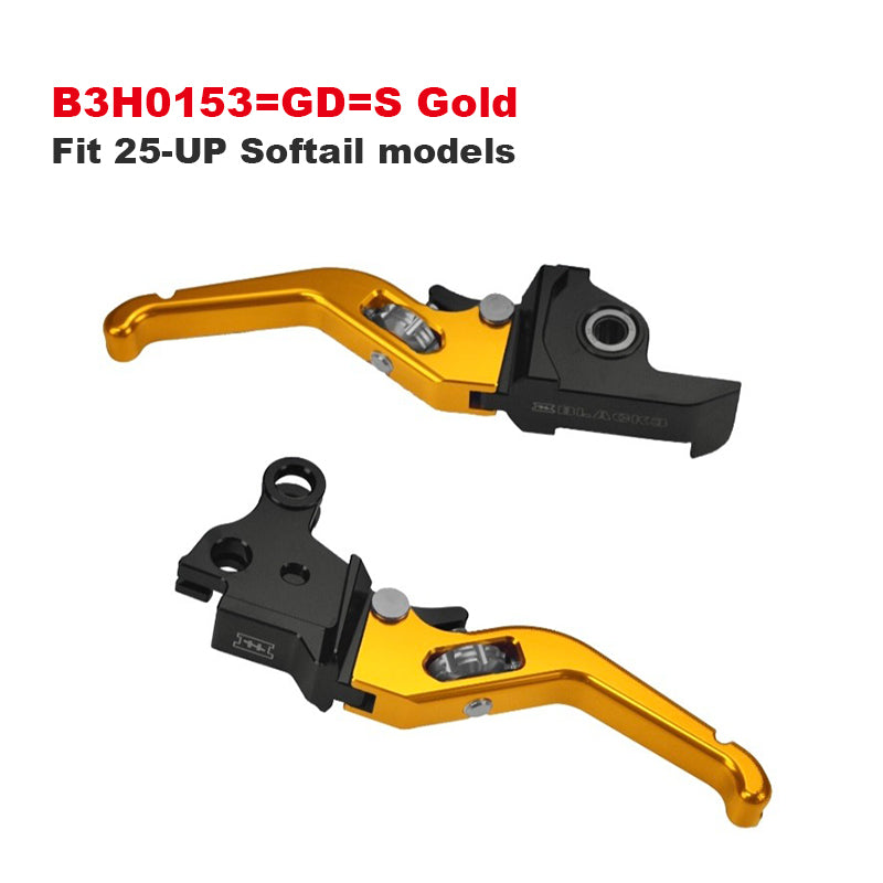 Black3 Adjustable 3-Finger Aluminum Alloy Levers for 121CVO 117 Touring and Softail Motorcycle Colors Accessories