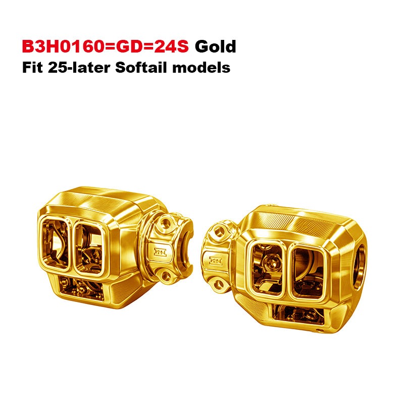 Black3 Aluminum Alloy Switch Housing for H-D 23.5+Touring and 117 Softail Motorcycle-For Replace/Repair