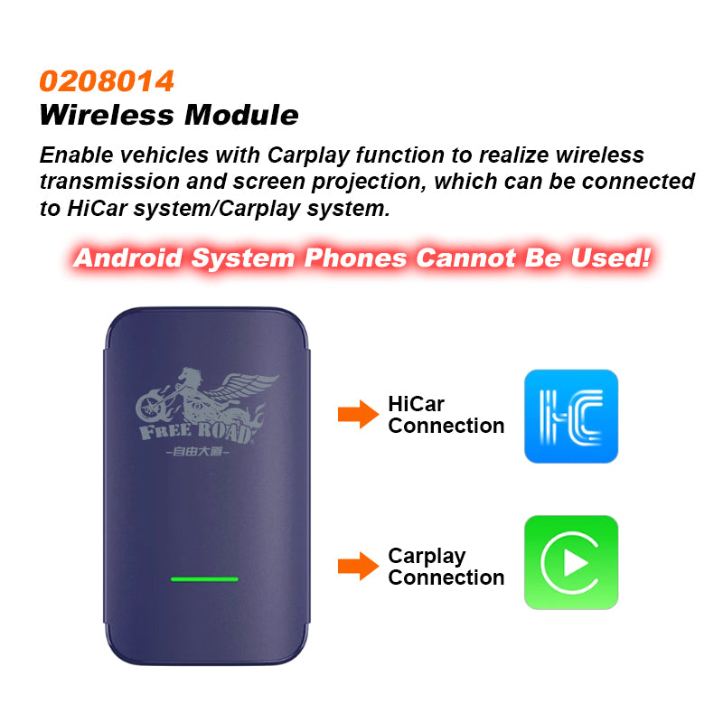 New HD 121 CVO Road/Street Glide Indian Goldwing Motorcycle with Carplay Fit Wireless Connectivity Bike CarPlay AI Box