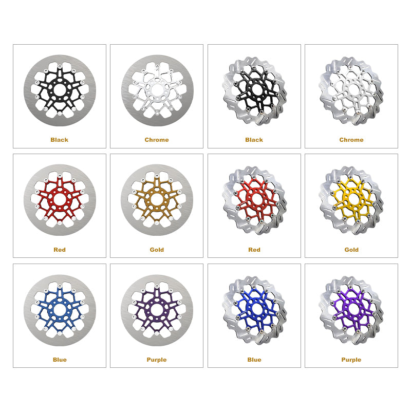 High Performance 13" 7075 Aluminum Floating Brake Rotor for 14-23 Touring 5-Bolt 11.5" Disc Fit Softail Dyna Motorcycle Part
