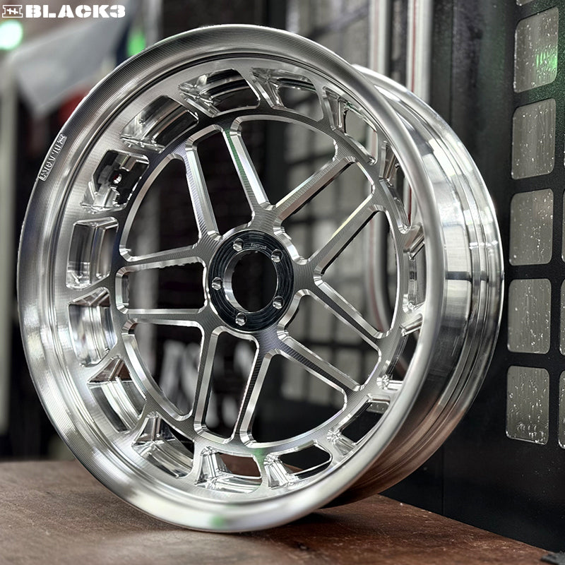 Black3 Customized Forged Billet Aluminum Alloy Wheels HD Touring Softail Front Wheel Motorcycle Accessories for Retrofit/Upgrade